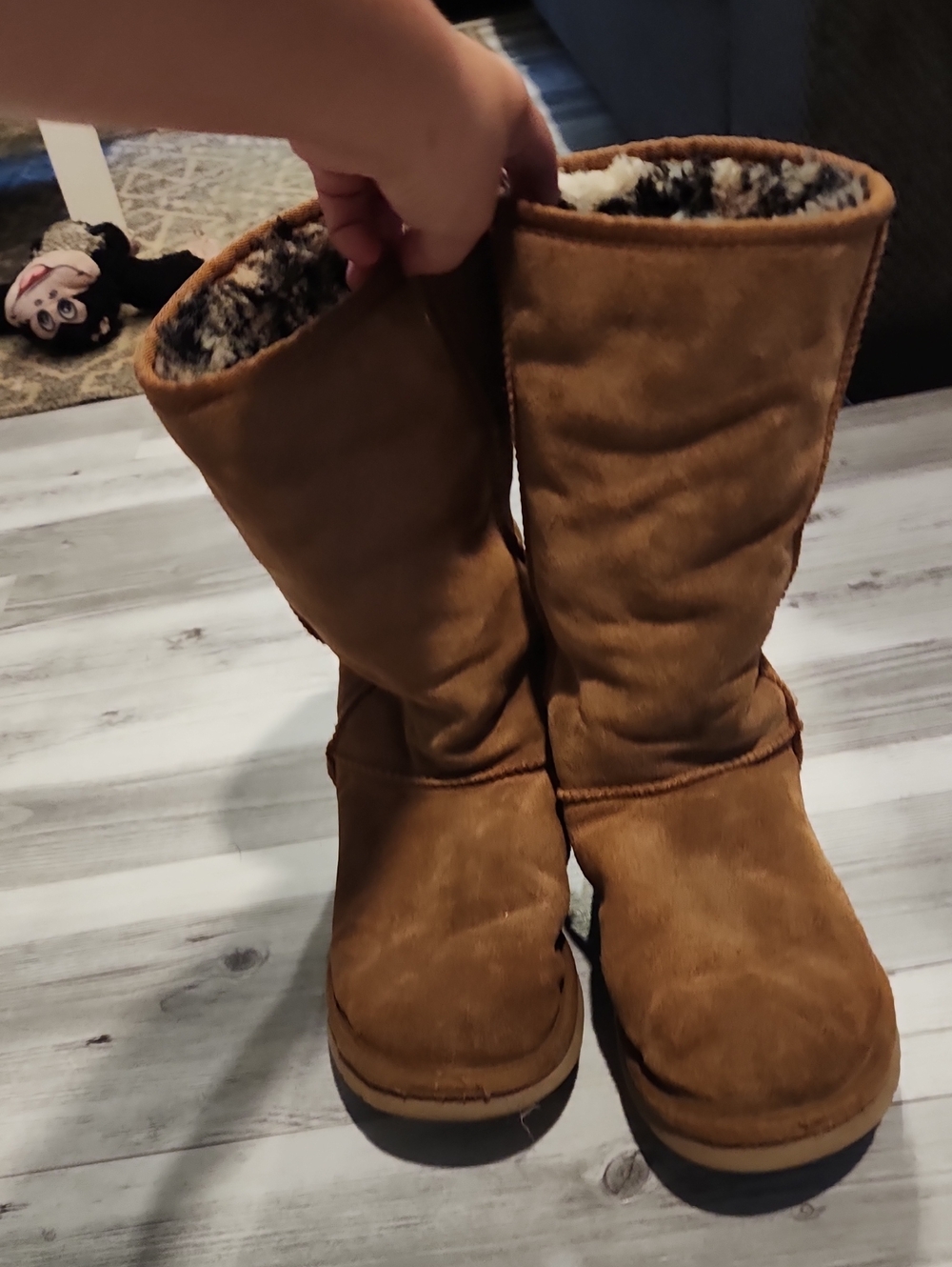 UGG Classic Women’s Tall Fleece-Lined Winter Boots - Tan